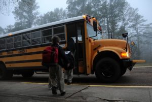 Atlanta, GA – One Injured in School Bus Accident on I-285