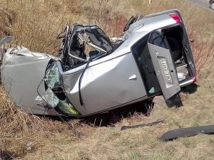 Savannah, GA – Two-Vehicle Accident on Highway 80 Involving Rollover