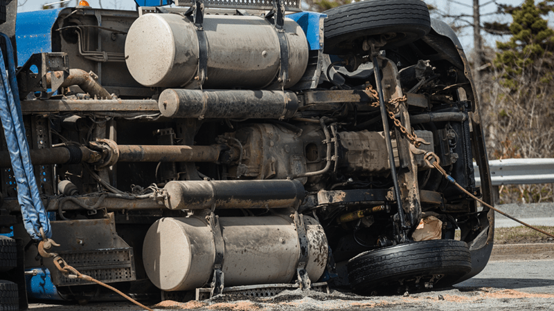 Atlanta, GA - I-75 Site of Truck Accident at Hwy 54 Near Morrow